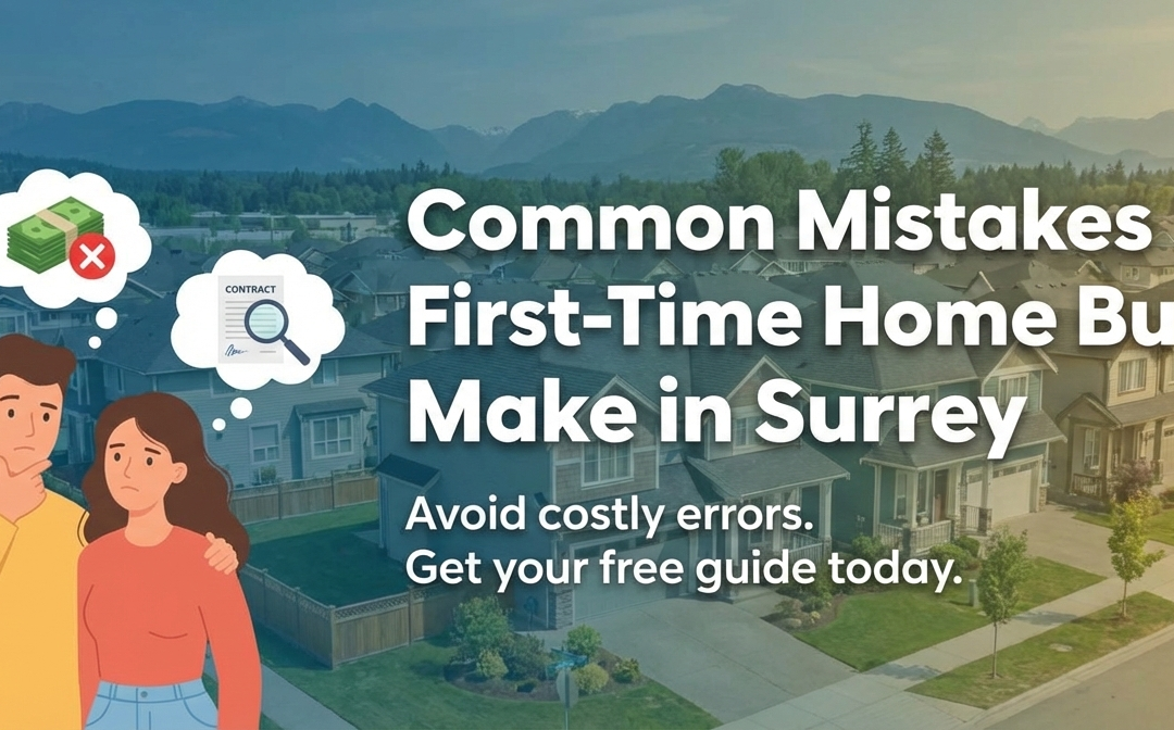 Common Mistakes First Time Home Buyers Make in Surrey